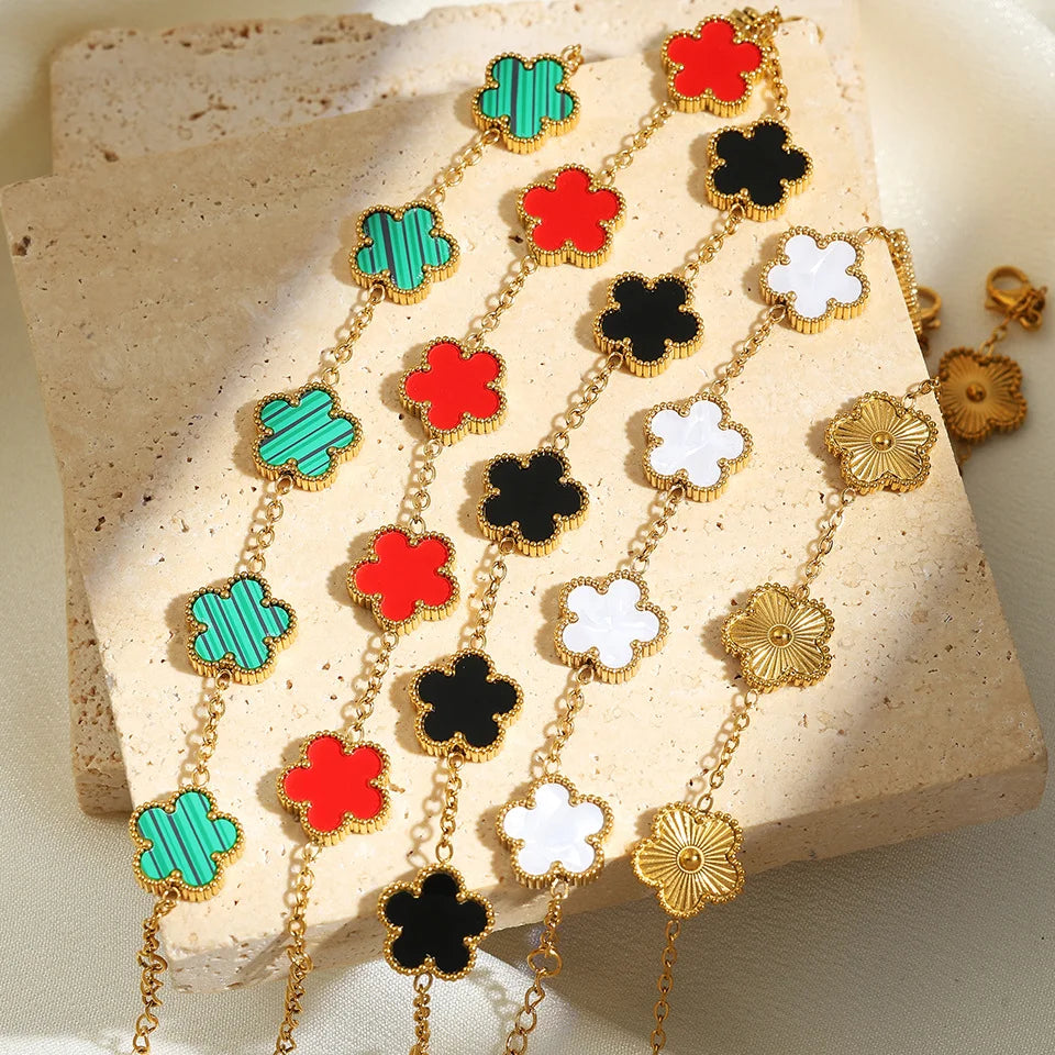 Shell Flower Jewelry Set